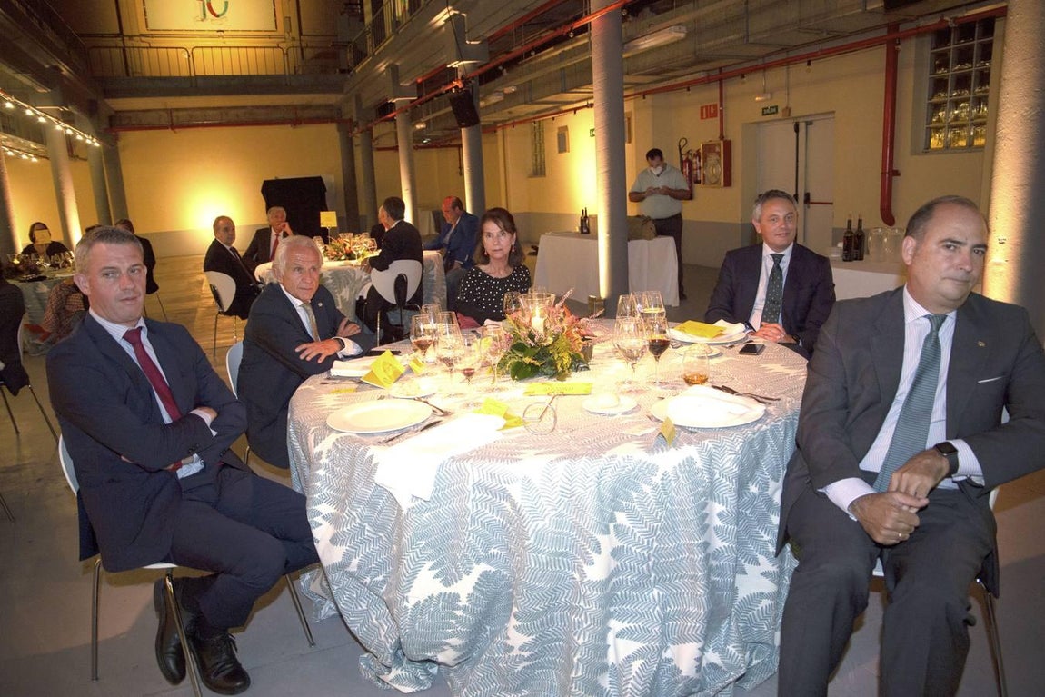 Ignacio Blasco López, Antonio Pascual Acosta, Marquesa de Méritos, Alberto García Reyes y José Félix Ríos Villegas