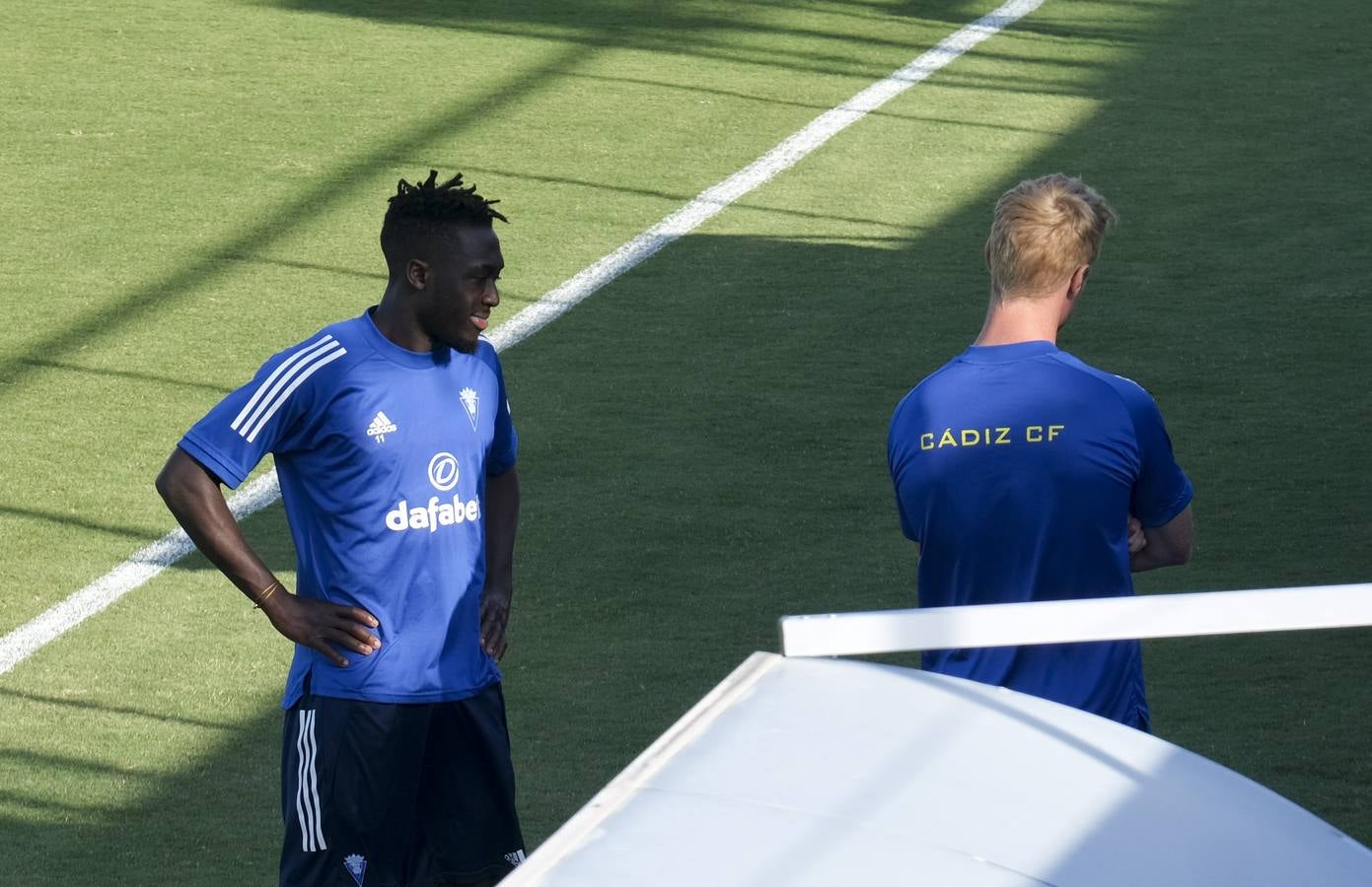 Fotos: Las nuevas caras del Cádiz CF de Primera en entrenamiento