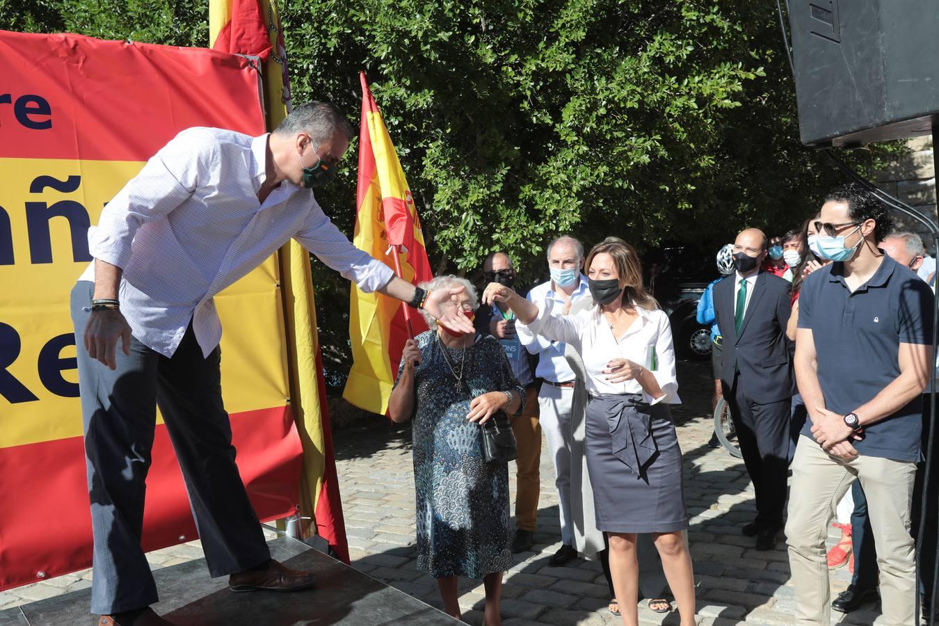 En imágenes, el acto convocado este lunes por Vox en Sevilla