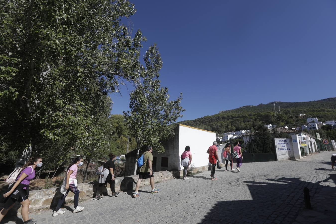 Gran afluencia de turistas en la Sierra de Cádiz en el puente del Pilar