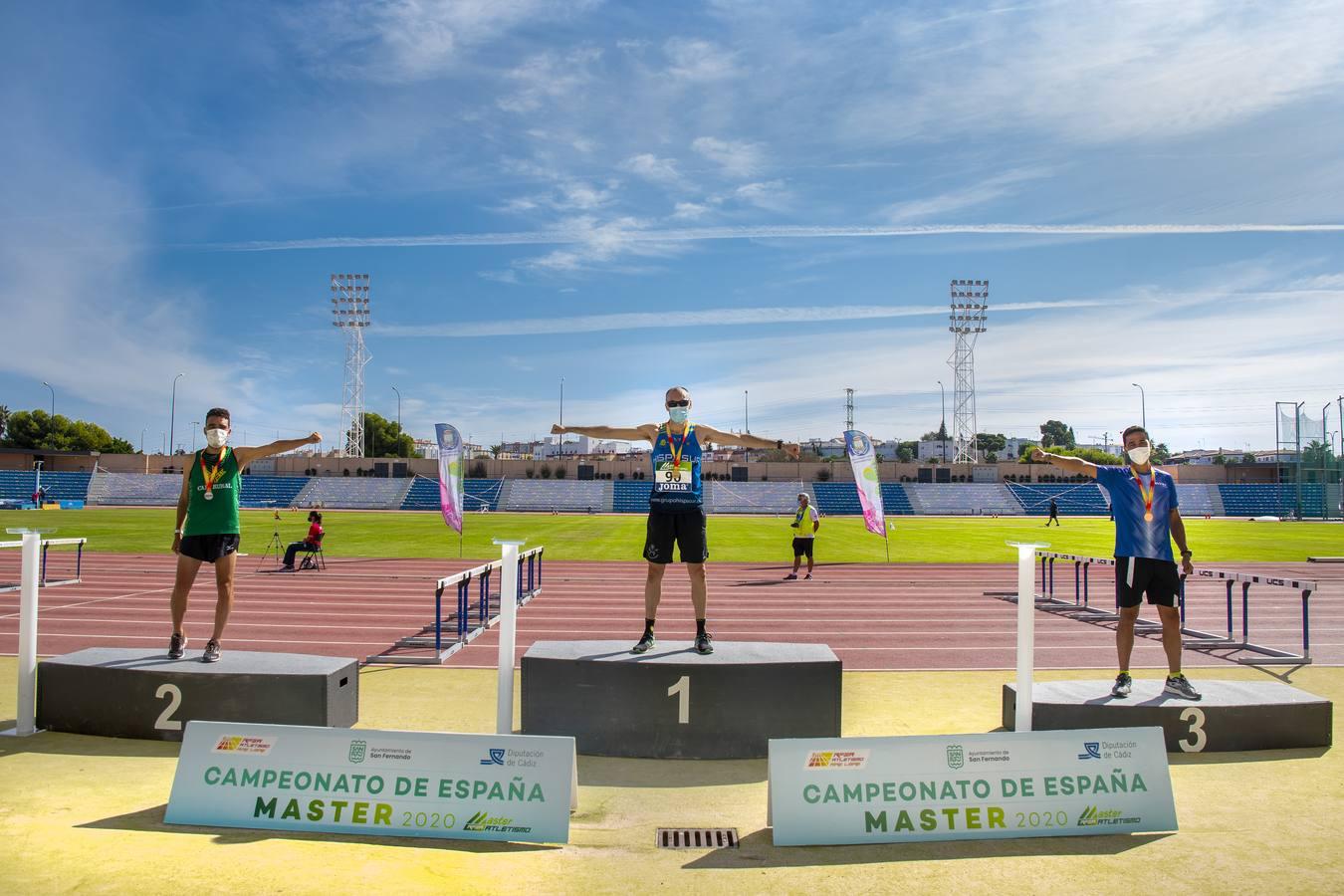 El sevillano Francisco Úbeda, con tres oros, brilla en el Nacional de Atletismo Máster