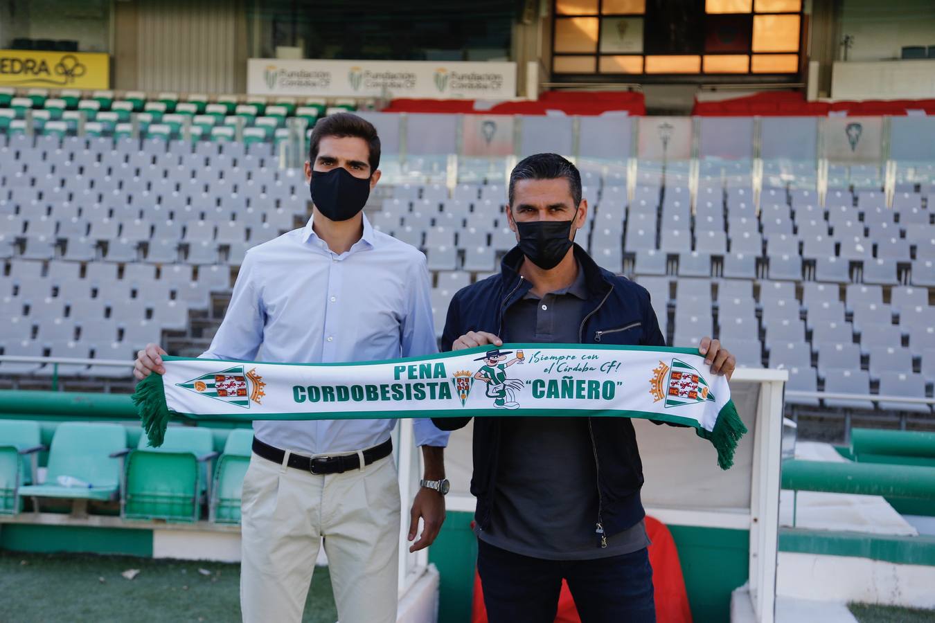 La presentación de Bernardo Cruz en el Córdoba CF, en imágenes