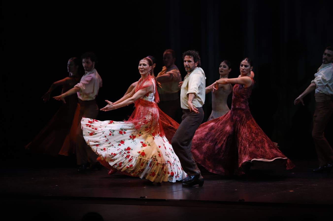 El espectáculo del Ballet Flamenco de Andalucía, en imágenes