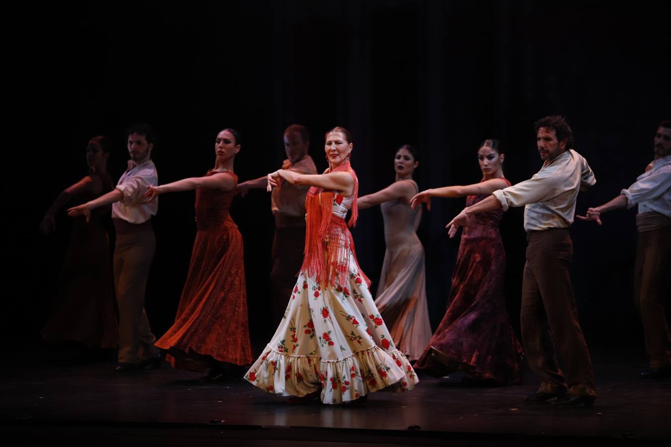 El espectáculo del Ballet Flamenco de Andalucía, en imágenes