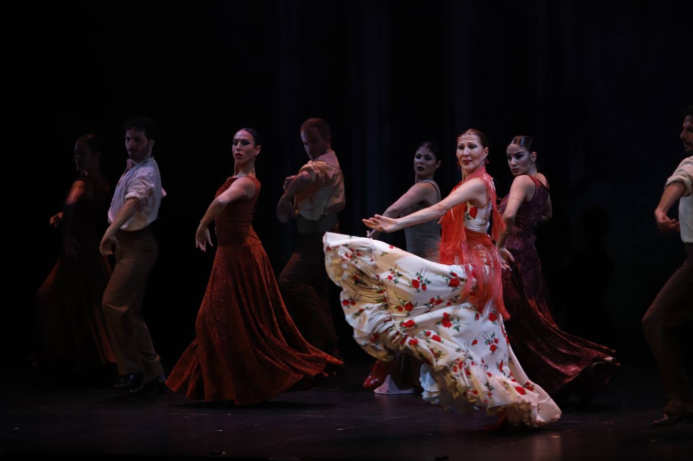 El espectáculo del Ballet Flamenco de Andalucía, en imágenes