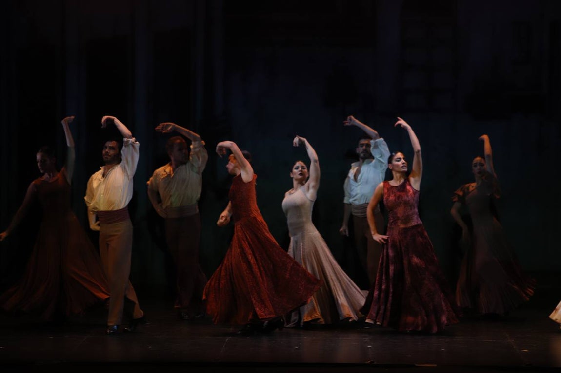 El espectáculo del Ballet Flamenco de Andalucía, en imágenes