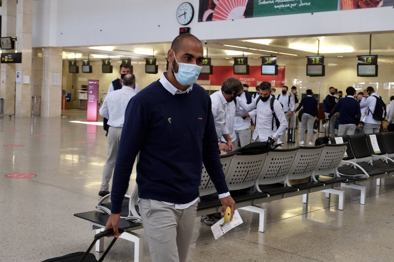 FOTOS: Así ha viajado el Cádiz CF hacia Madrid