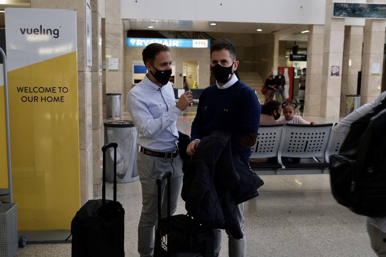 FOTOS: Así ha viajado el Cádiz CF hacia Madrid