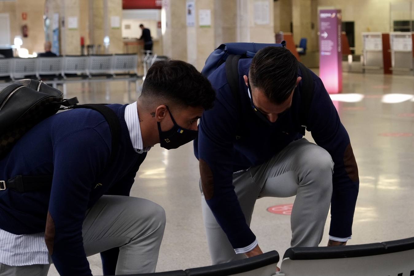 FOTOS: Así ha viajado el Cádiz CF hacia Madrid