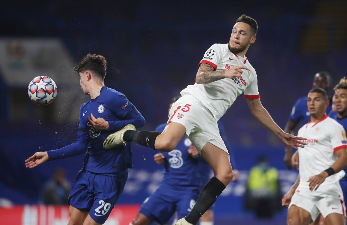 En imágenes, el Chelsea-Sevilla desde Stamford Bridge