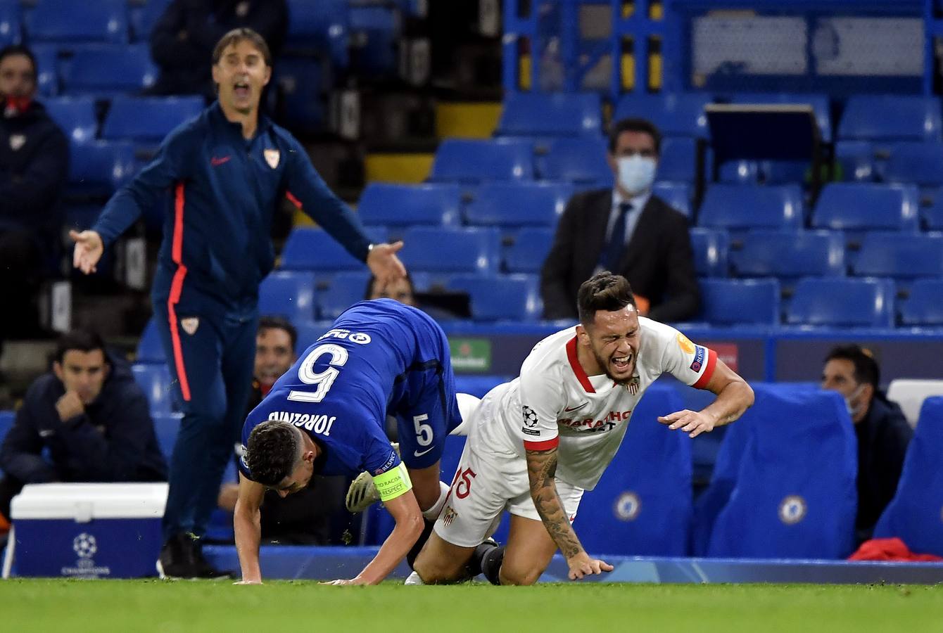 En imágenes, el Chelsea-Sevilla desde Stamford Bridge