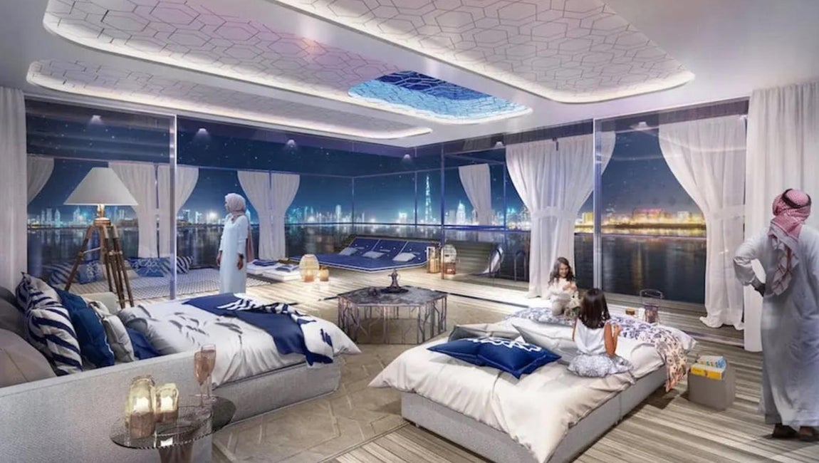 "The heart of Europe", las casas de lujo flotantes de Dubái. Sin duda un refugio para disfrutar de la ostentació al máximo.