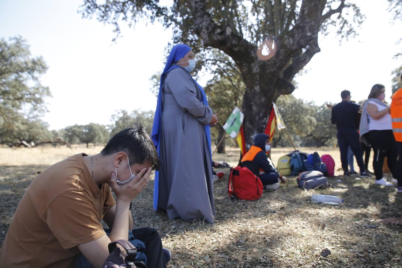 Así ha sido la peregrinación de los jóvenes de Córdoba a Guadalupe, en imágenes