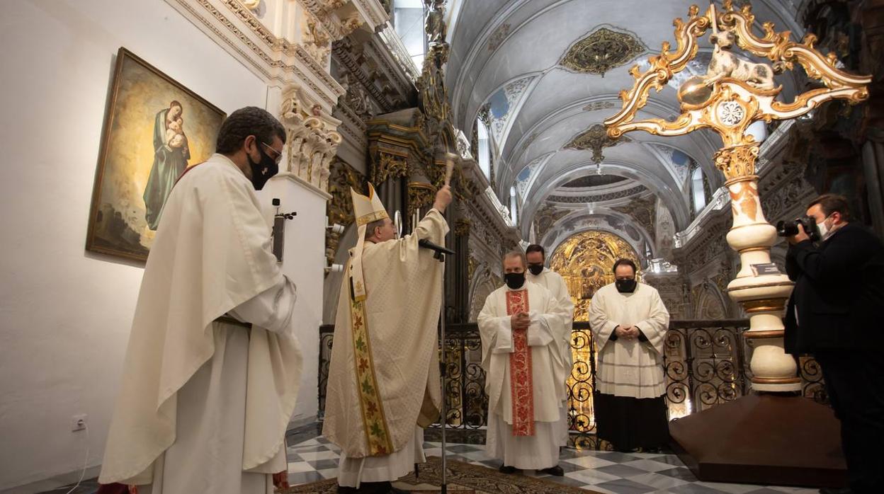 Inauguración del alto coro de la parroquia de la Magdalena