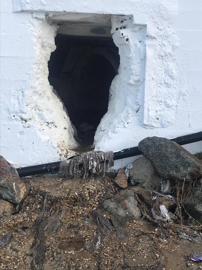 En imágenes, restos fecales en el paseo y playa de Matalascañas