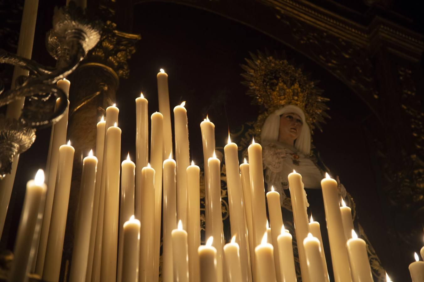 Altar del triduo de la Virgen de la Palma del Buen Fin