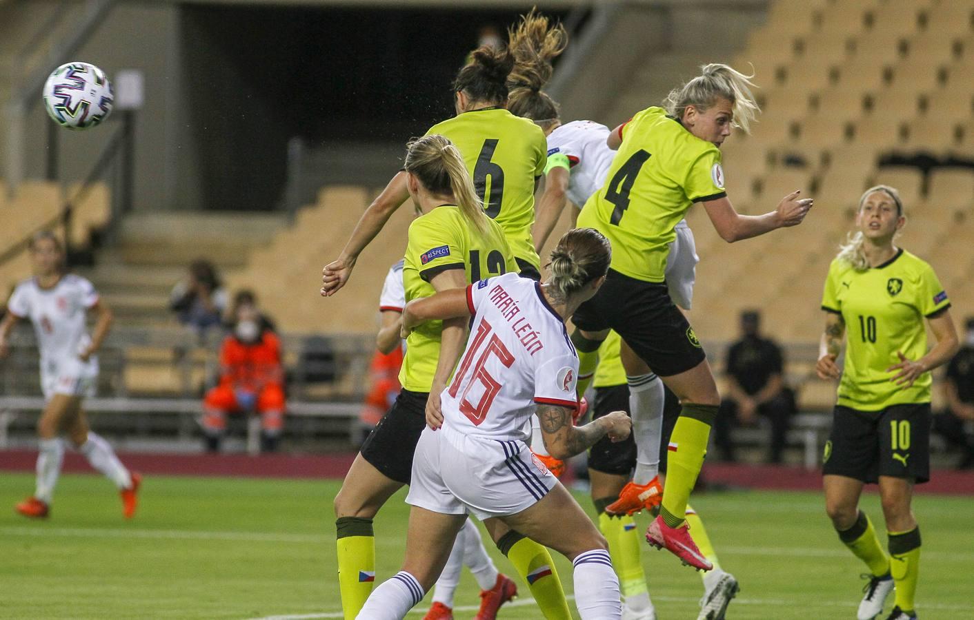 Las mejores imágenes del partido entre las selecciones femeninas de España y República Checa