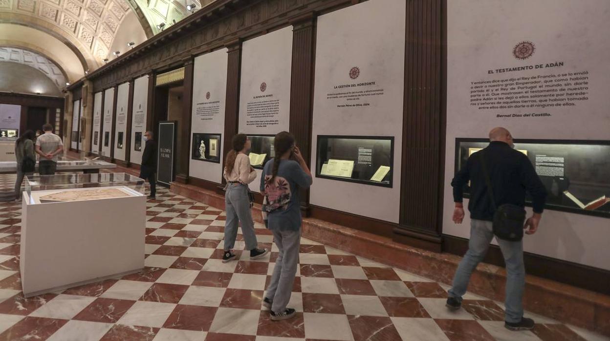 En imágenes, la exposición «La fábrica del mundo» en el Archivo de Indias