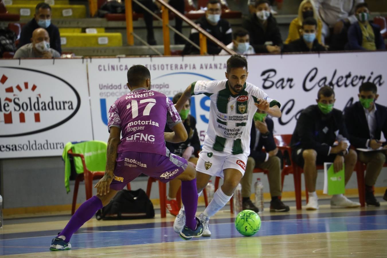 El empate entre el Córdoba Patrimonio y el Palma Futsal, en imágenes