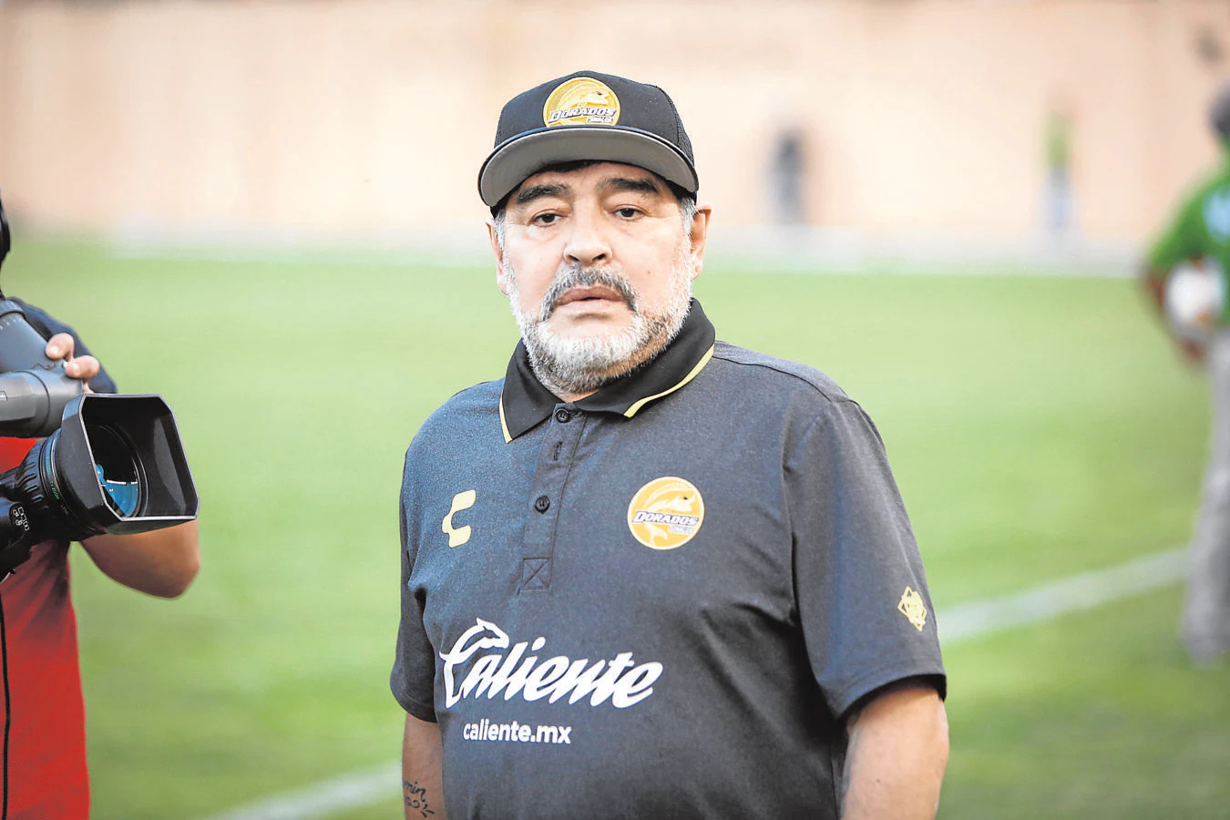 Maradona, en su etapa en los Dorados de Sinaloa, México. 