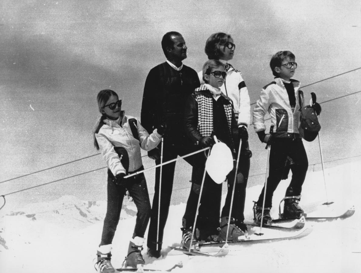 La familia, en Baqueira Beret