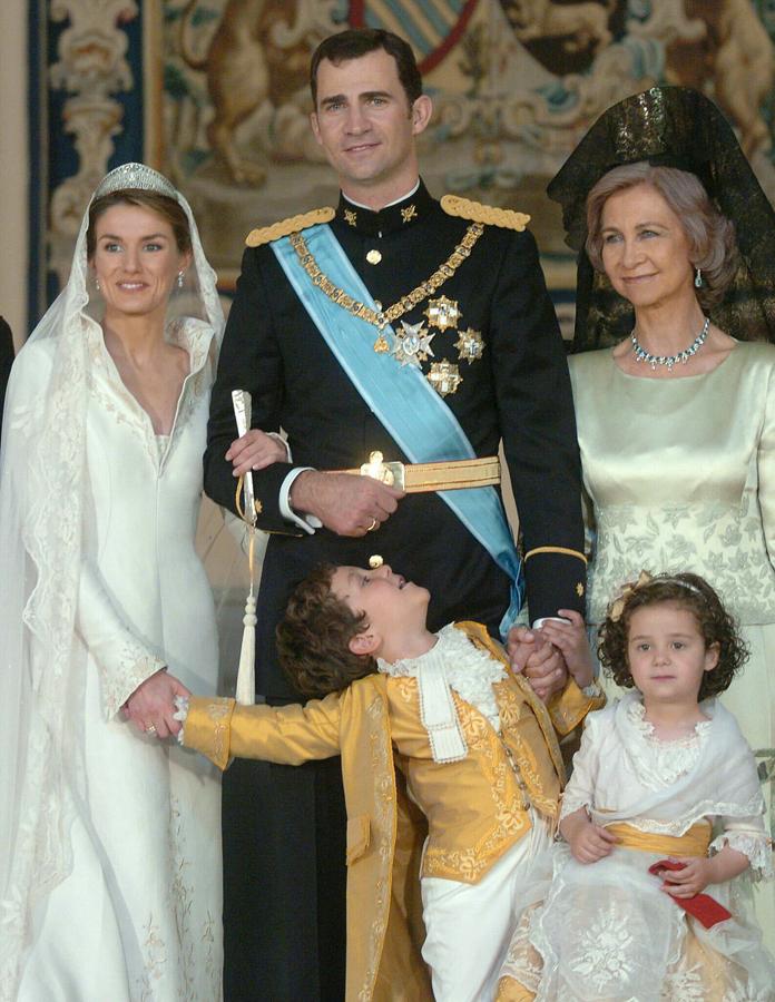 En la boda de los Reyes Felipe y Letizia