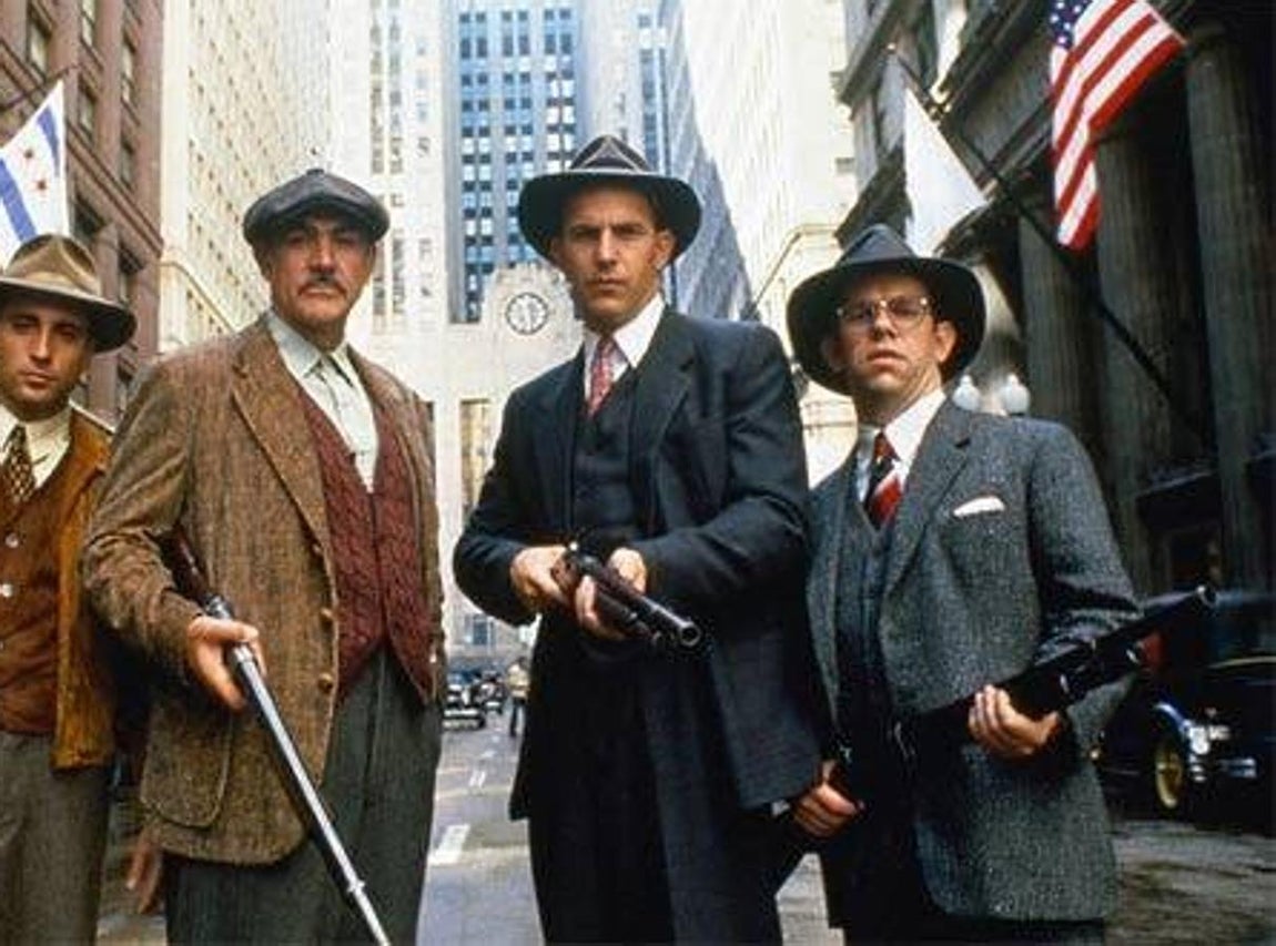 Fotograma de «Los intocables de Eliott Ness». 