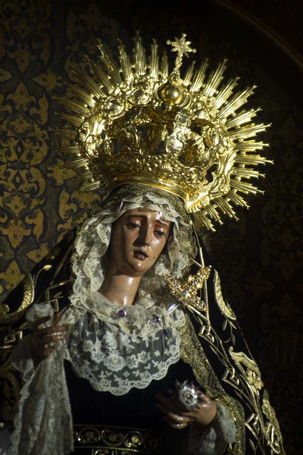 La Virgen del Valle con la nueva saya