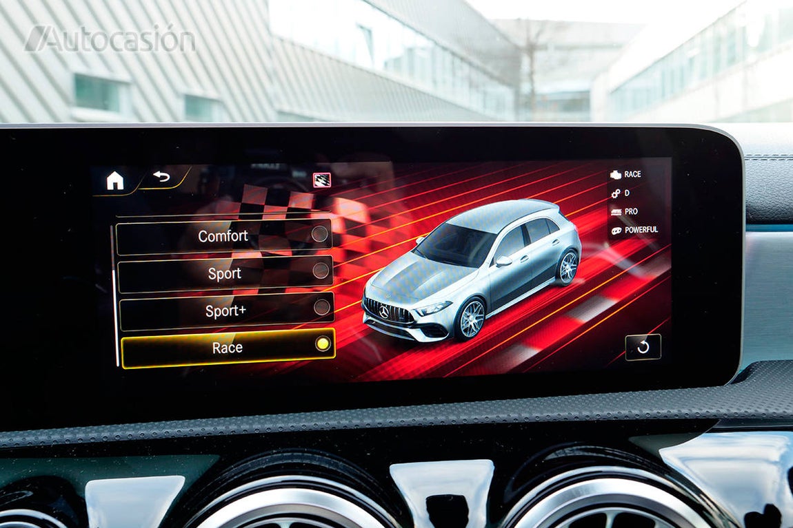 Fotogalería del Mercedes A45s AMG 2020