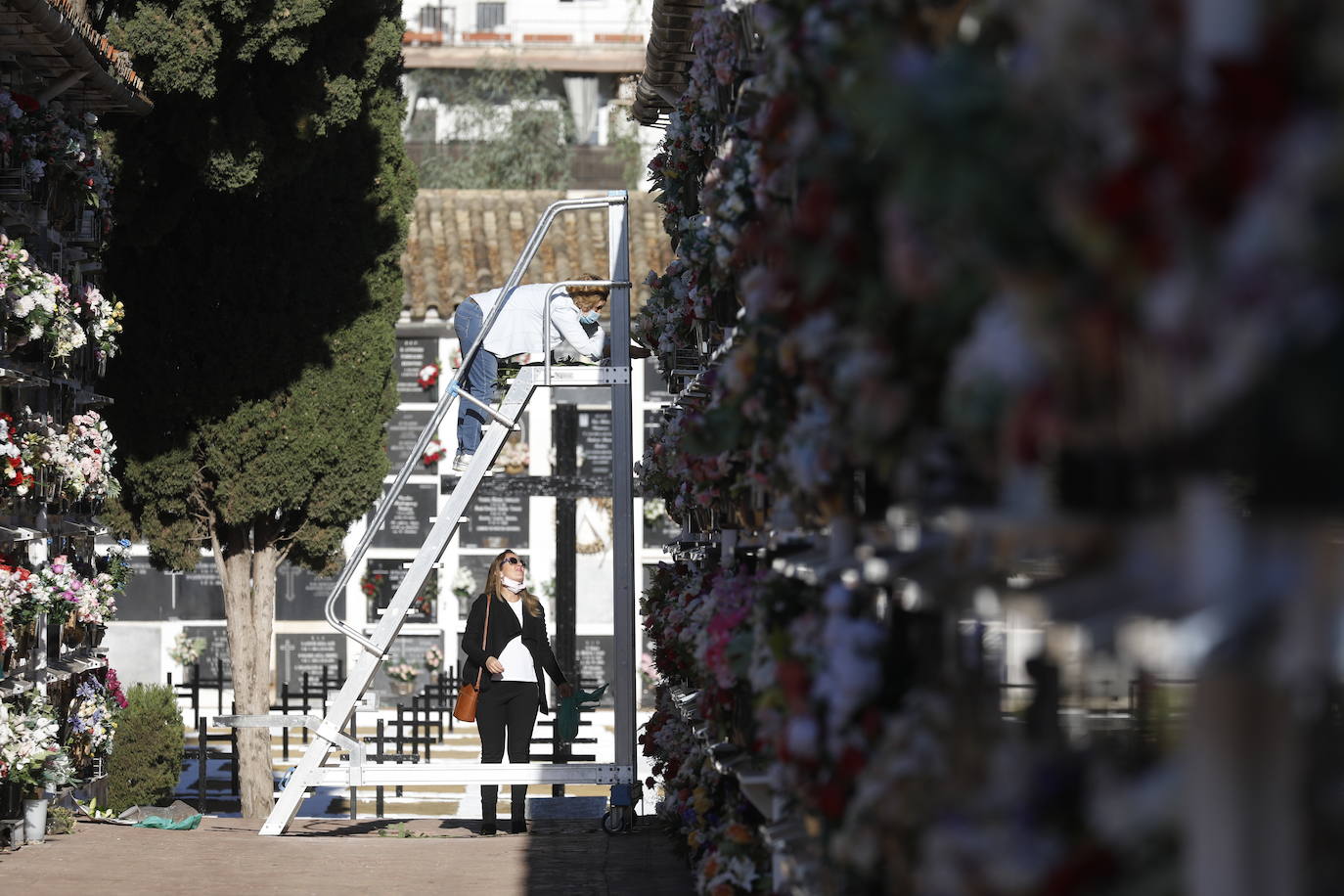 En imágenes, la visita a los cementerios el Día de Todos los Santos en Córdoba