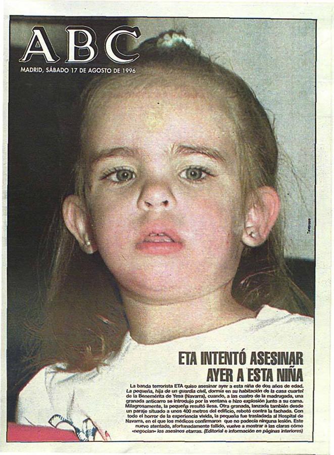 17 de agosto de 1996: ETA intenta asesinar a una niña. 