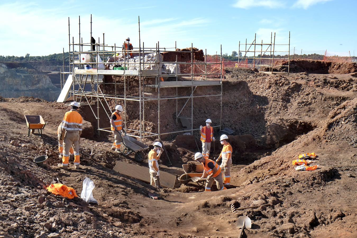 En imágenes, excavaciones arqueológicas en las minas de Río Tinto