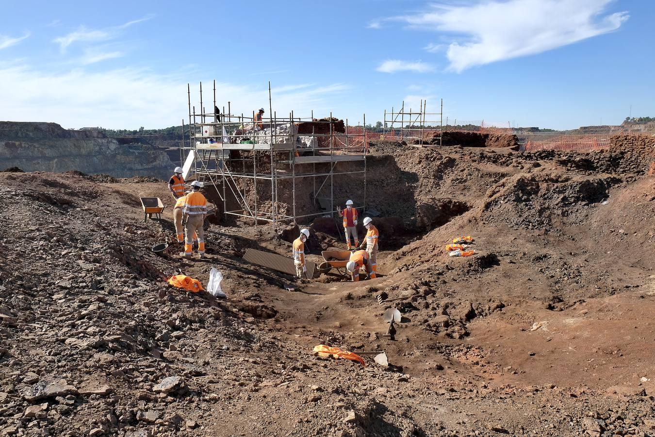 En imágenes, excavaciones arqueológicas en las minas de Río Tinto