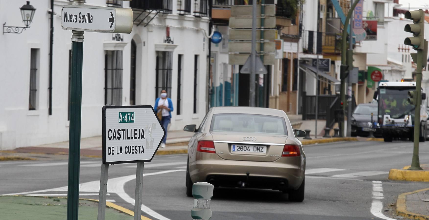 ¿Cómo se controlan las calles que pertenecen a dos pueblos de Sevilla ante el cierre perimetral?