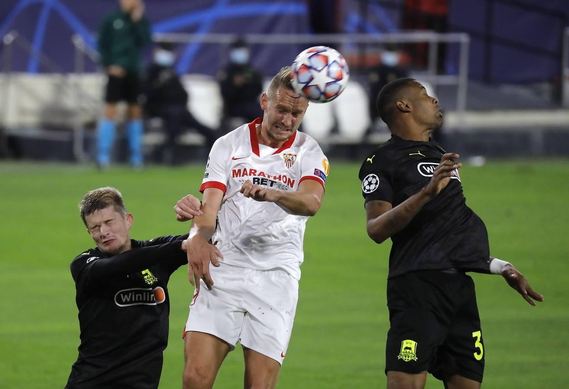 Las mejores imágenes del encuentro entre el Sevilla F.C. y el Krasnodar