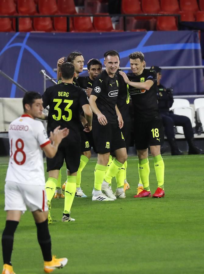 Las mejores imágenes del encuentro entre el Sevilla F.C. y el Krasnodar