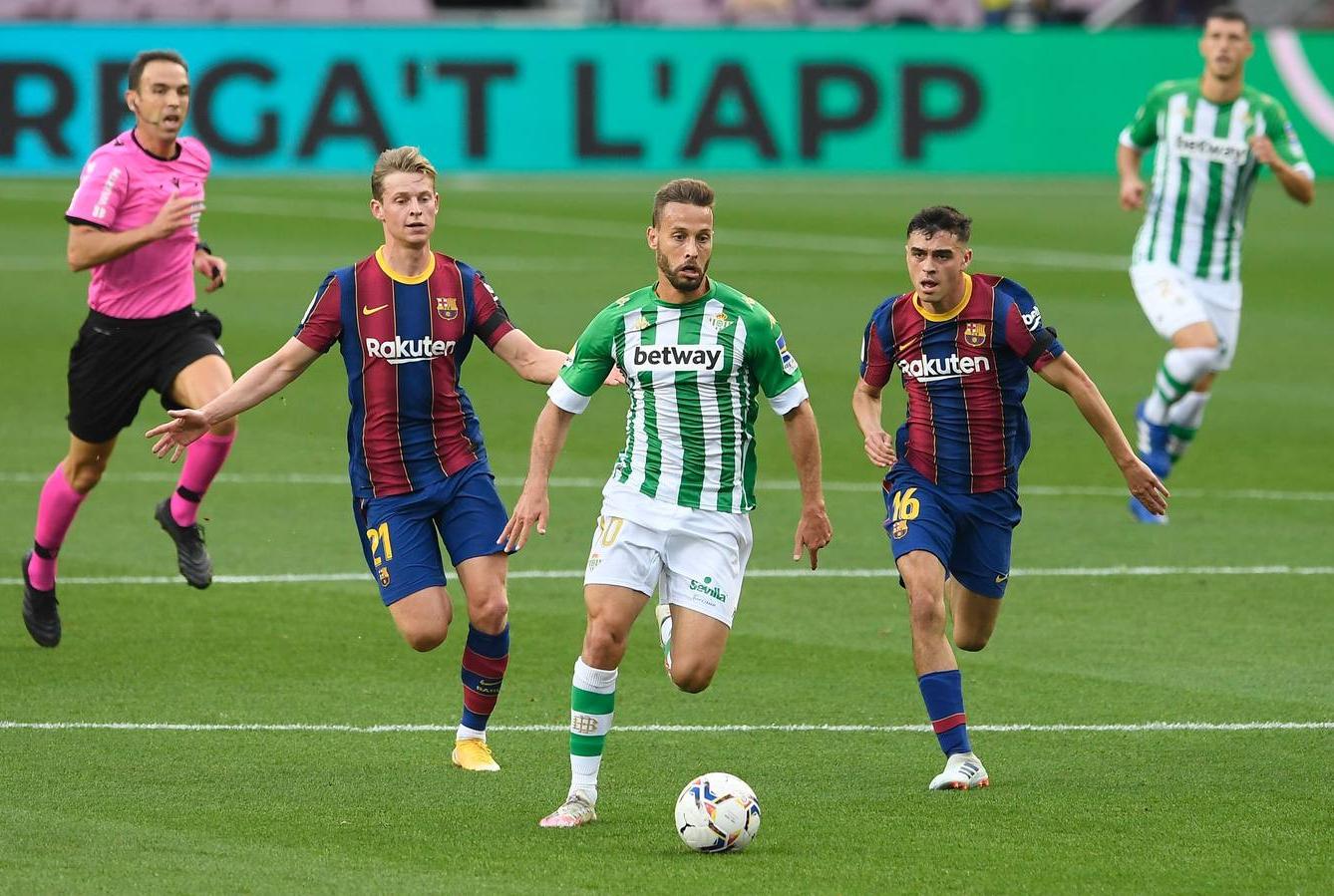 Las mejores imágenes del encuentro entre el F.C. Barcelona y el Real Betis Balompié