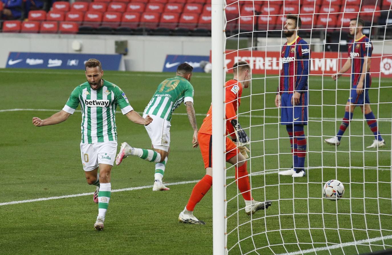 Las mejores imágenes del encuentro entre el F.C. Barcelona y el Real Betis Balompié