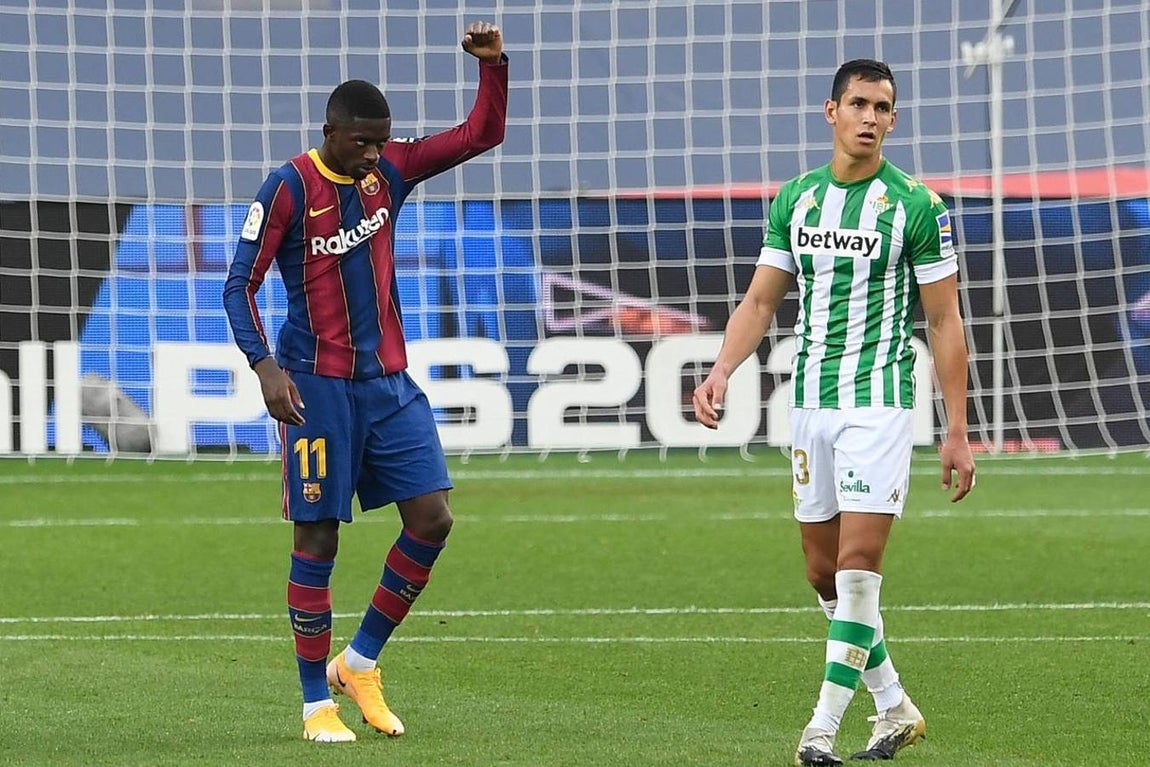 Las mejores imágenes del encuentro entre el F.C. Barcelona y el Real Betis Balompié