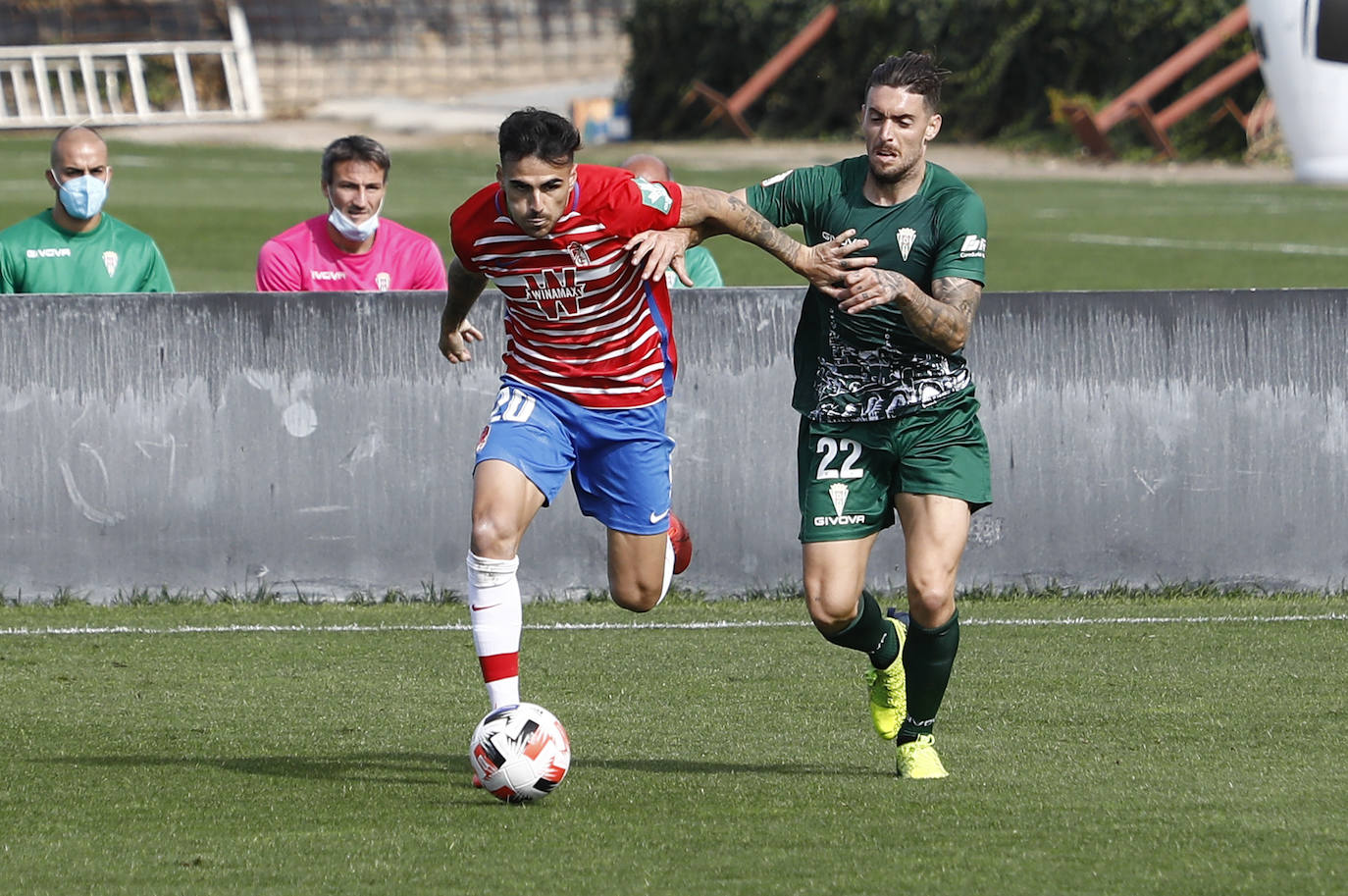 El Recreativo Granada-Córdoba CF, en imágenes