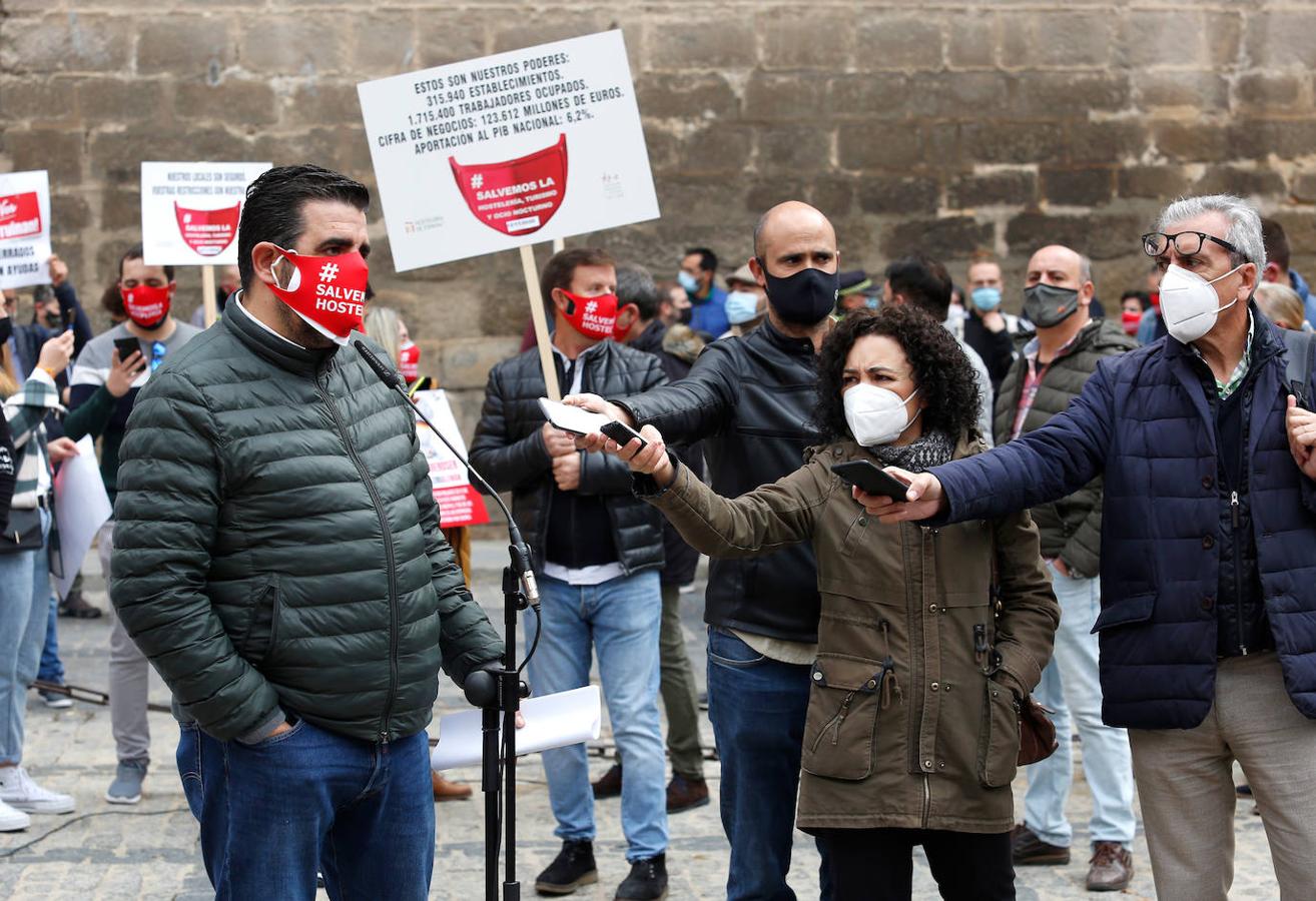 Los hosteleros se manifiestan en Toledo