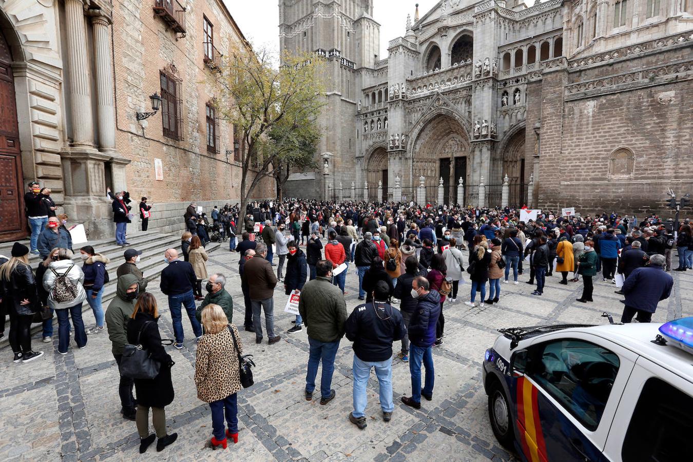 Los hosteleros se manifiestan en Toledo