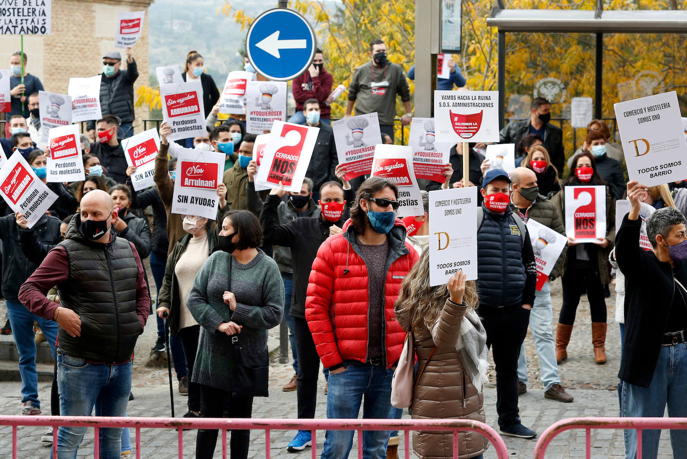 Cerca de mil hosteleros protestan en Toledo ante su «difícil situación»