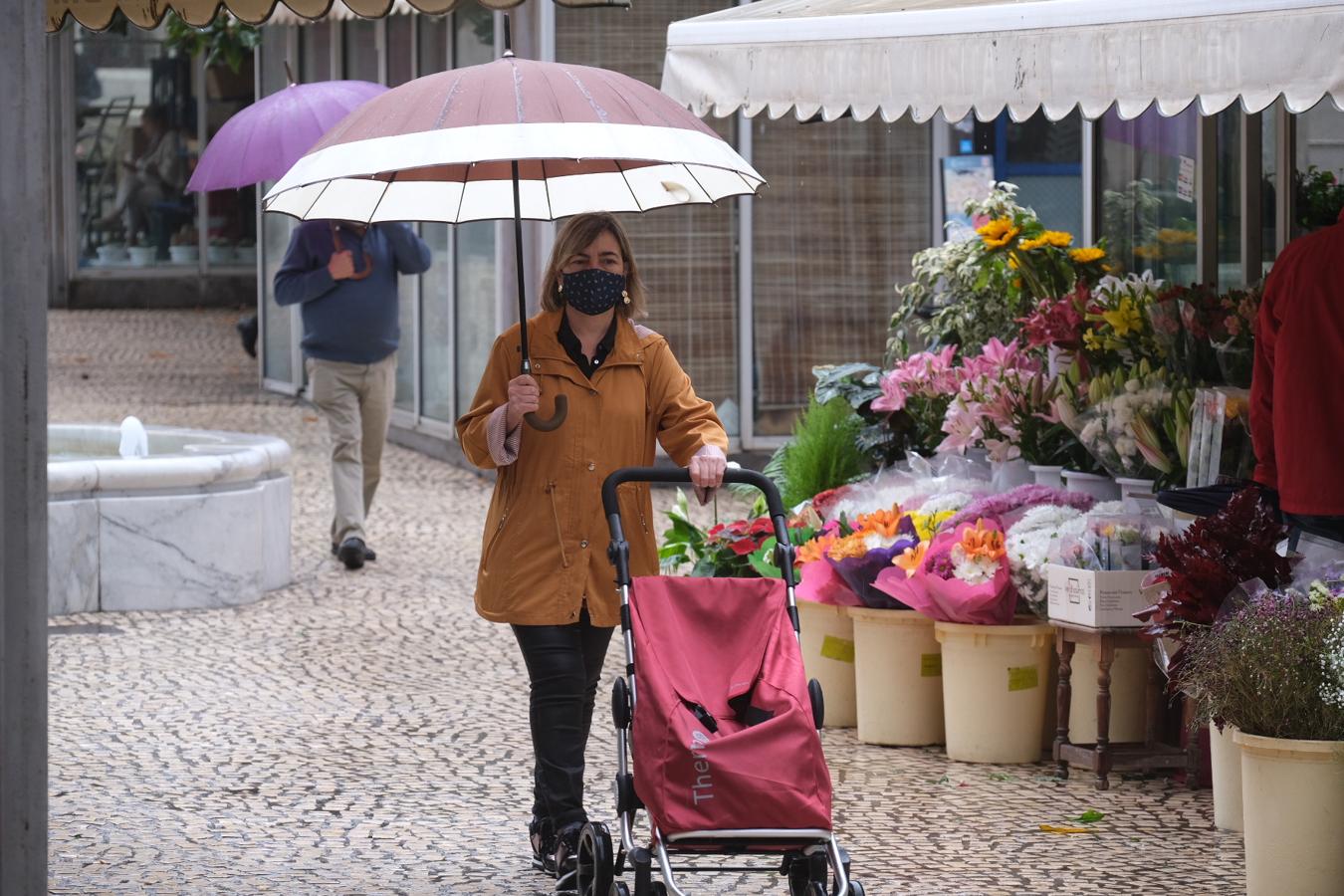 FOTOS | Sábado de lluvia en Cádiz que invita a quedarse en casa