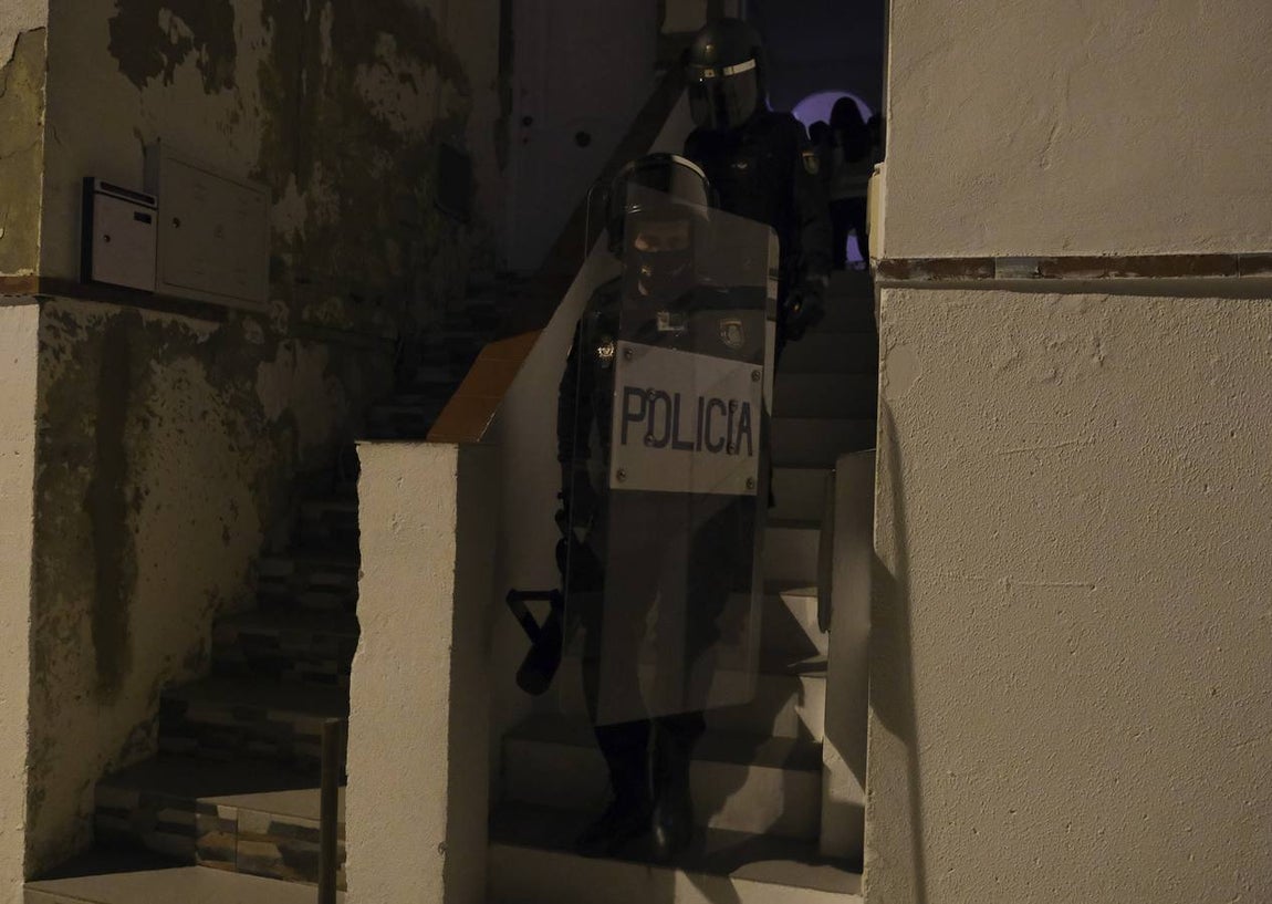 Operación de la Policía Nacional contra una red dedicada al tráfico de cocaína en Cádiz