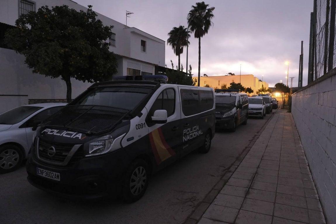 Operación de la Policía Nacional contra una red dedicada al tráfico de cocaína en Cádiz