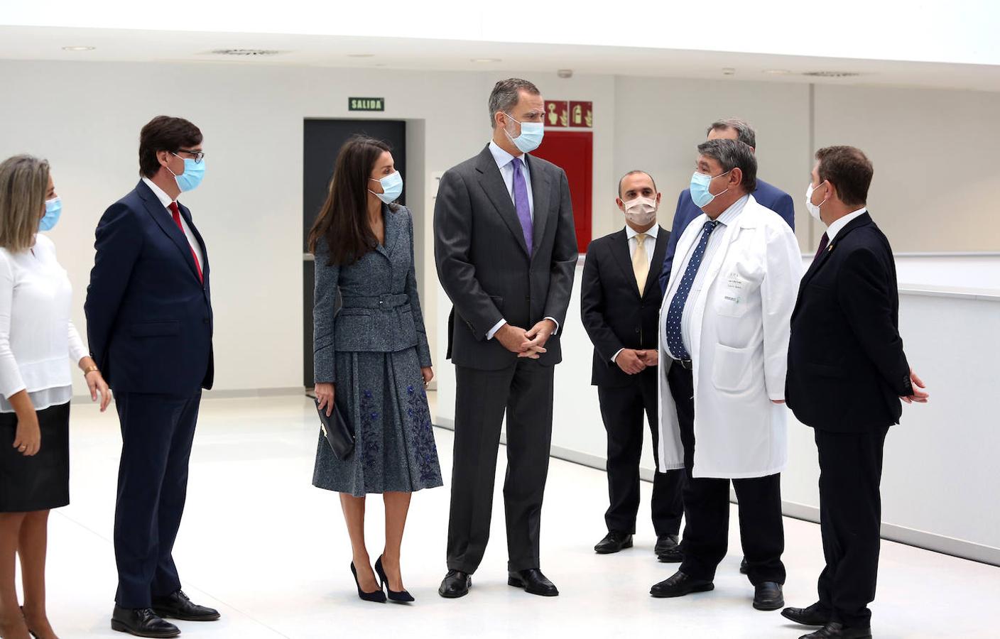 La visita de los Reyes de España al nuevo hospital de Toledo, en imágenes