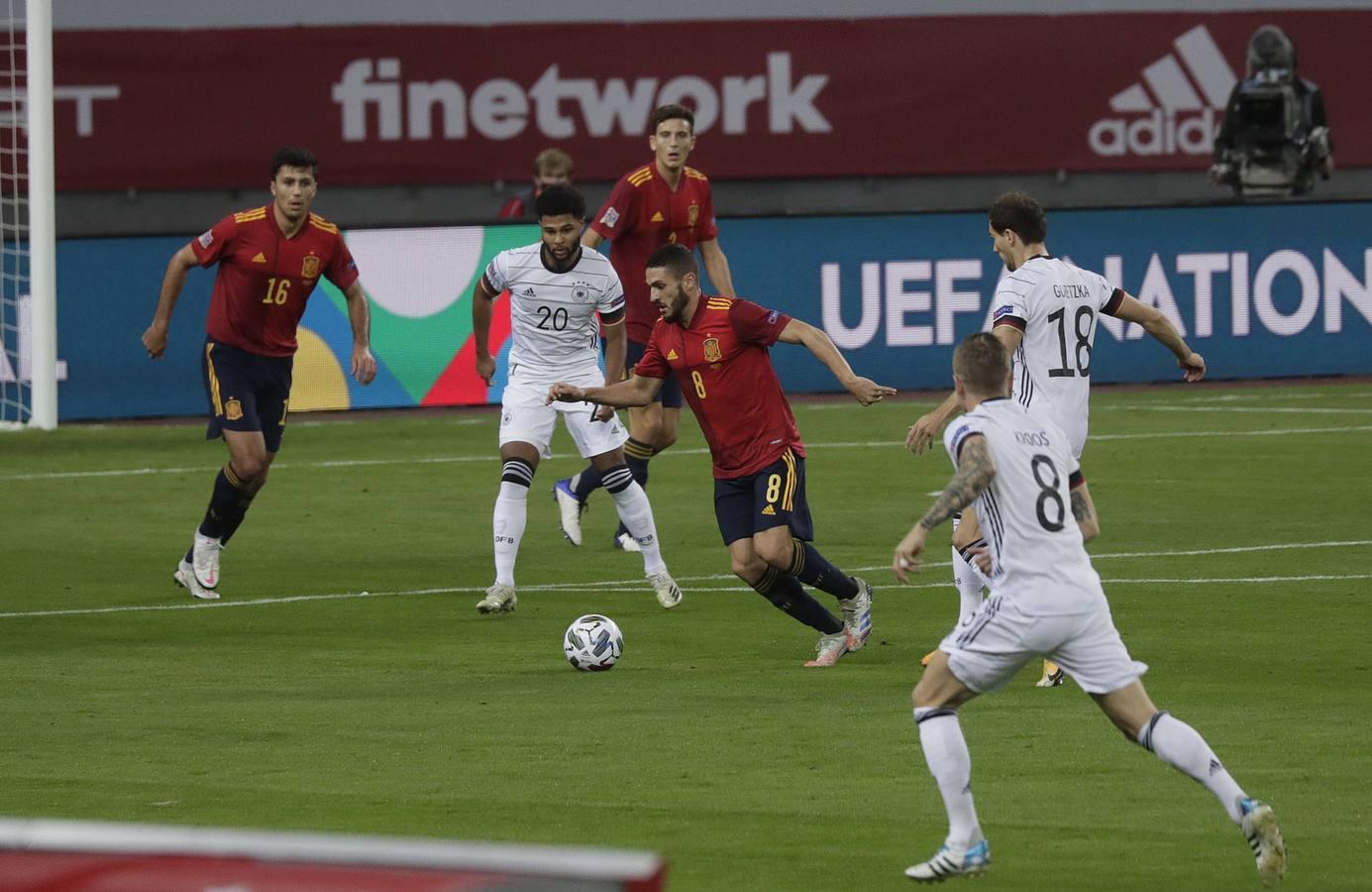 En imágenes, la goleada histórica (6-0) de España a Alemania en Sevilla