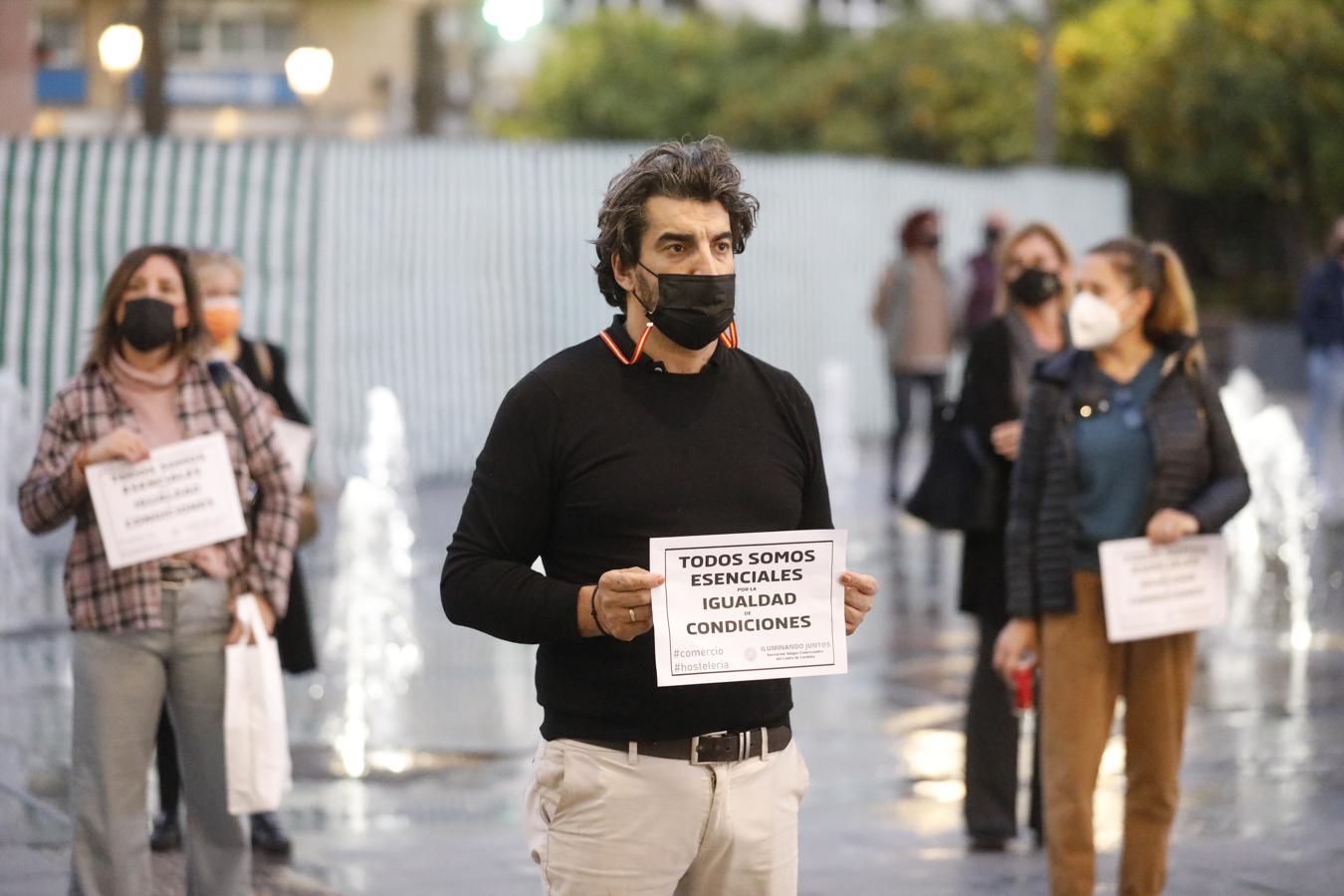 La protesta de los comerciantes del Centro de Córdoba, en imágenes