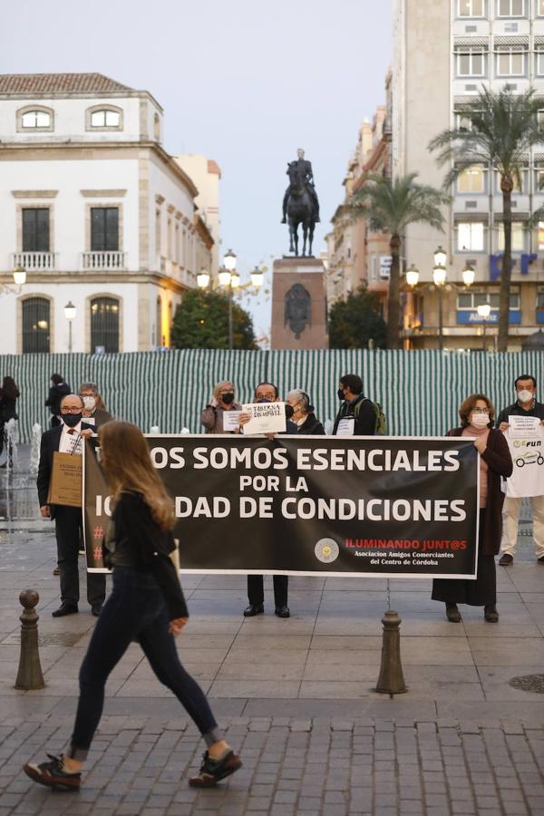 La protesta de los comerciantes del Centro de Córdoba, en imágenes